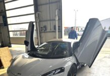 Un McLaren GT, rar pe străzile României, adus la RAR Gorj