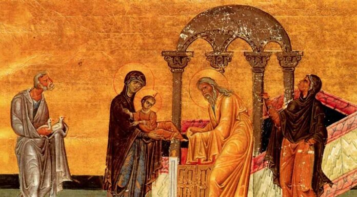 Întămpinarea Domnului (Stretenia), o mare sărbătoare creștină în cea de a doua zi a lunii februarie