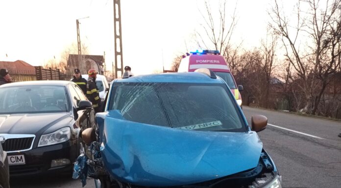 Târgu Jiu: Tamponare pe strada Barajelor