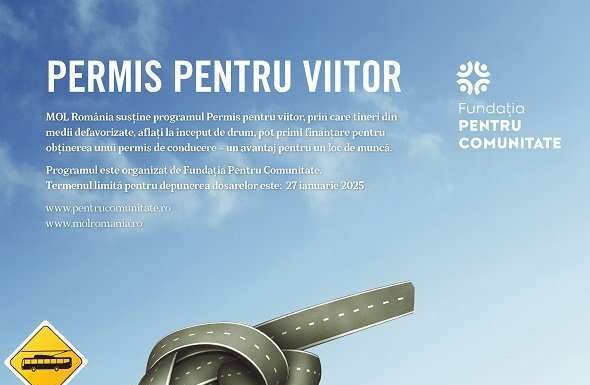 Se fac înscrieri în programul ”Permis pentru viitor”!