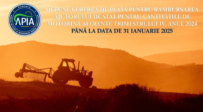 APIA primește cereri de plată pentru rambursarea ajutorului la motorină