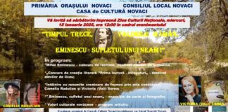 „Timpul trece … valorile rămân. Eminescu – sufletul unui neam”