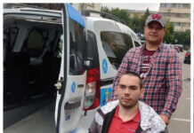 Taxi pentru persoanele cu dizabilități la Târgu Jiu