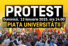 Cel puțin 30.000 de oameni, la mitingul de la București