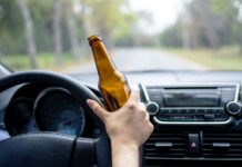 Șoferiță băută la volan în toiul zilei. A consumat o jumătate de litru de țuică