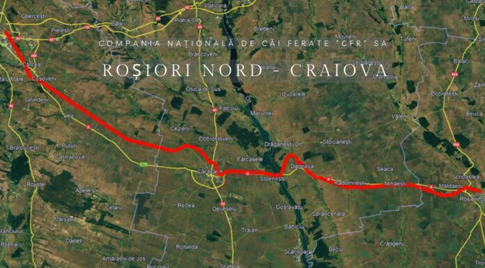 Se modernizează linia de cale ferată Bucureşti Nord – Craiova