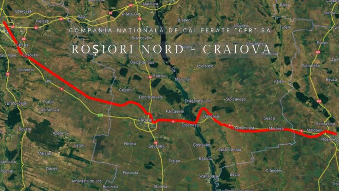 Se modernizează linia de cale ferată Bucureşti Nord – Craiova