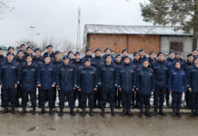 Elevi de la Drăgășani, în practică la Jandarmeria Gorj