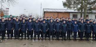 Elevi de la Drăgășani, în practică la Jandarmeria Gorj
