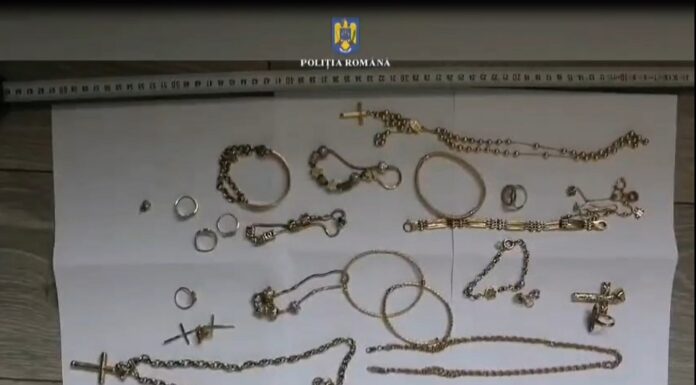 FOTO/VIDEO: Percheziții la Târgu Jiu. Un bărbat și o femeie, reținuți pentru furt de bani și bijuterii dintr-un cabinet medical perchezitii furt bijuterii doctorita