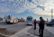 Doi bărbați, răniți în accidentul de la Bălești