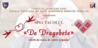 Spectacol de Dragobete, oferit de cursanții ȘPA Târgu Jiu