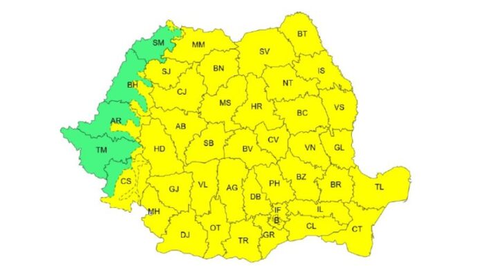 Gorjul, sub cod galben de ger