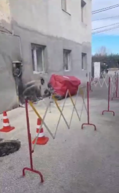 Târgu Jiu: Scurgere de gaze: ”Ieșea foc din pământ”