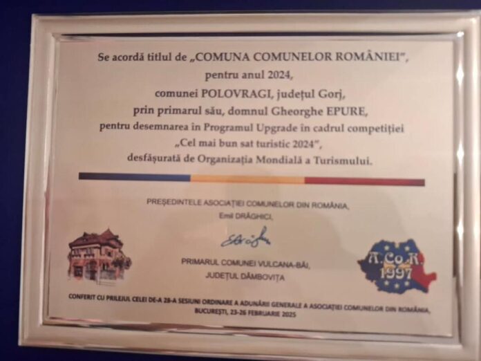 Polovragi – „comuna comunelor din România”