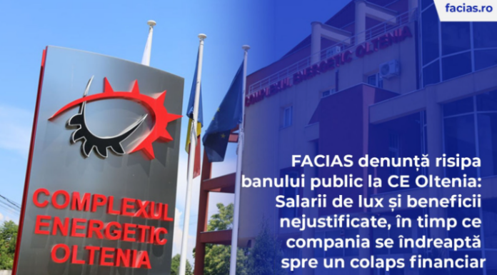 FACIAS denunță salariile de lux la CE Oltenia! Ce spune Plaveti