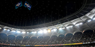 România – Bosnia, cu fani în tribune