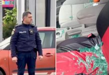Un polițist din Rovinari a salvat un copilaș blocat într-o mașină