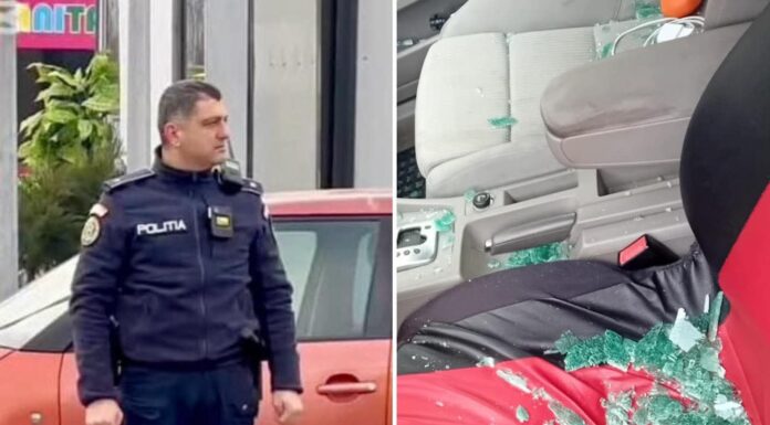 Un polițist din Rovinari a salvat un copilaș blocat într-o mașină