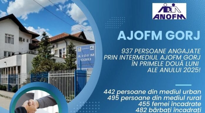 Aproape o mie de persoane și-au găsit un loc de muncă prin intermediul AJOFM Gorj