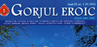 Semnal: A apărut noul număr al revistei de cultură și educație patriotică „Gorjul Eroic”