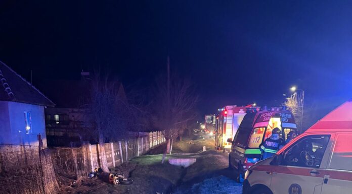 Motociclist rănit într-un accident produs la Câlnic