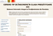 A început înscrierea la clasa pregătitoare