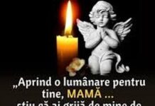 Ziua înălţării la cer a sufletului Mamei mele!