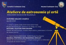 Noi ateliere de astronomie și artă, la Muzeul Județean