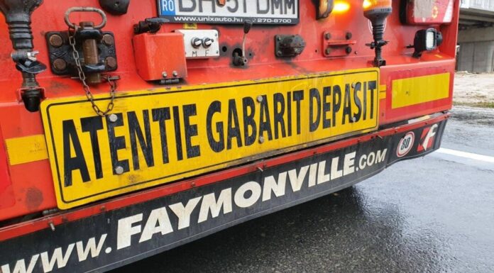 12 transporturi agabaritice vor tranzita Gorjul