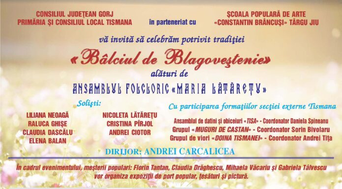 Spectacol folcloric impresionant, la Bâlciul de Blagoveștenie de la Tismana