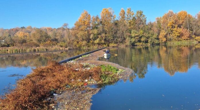 Tone de gunoaie, ridicate din Jiu