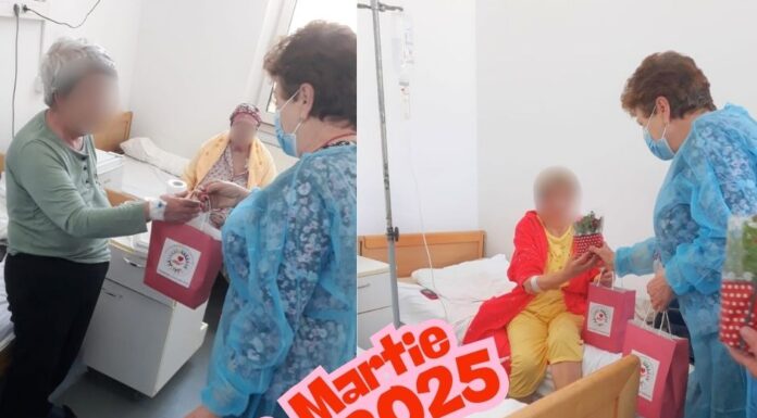 Flori și cadouri pentru pacienții de la Oncologie