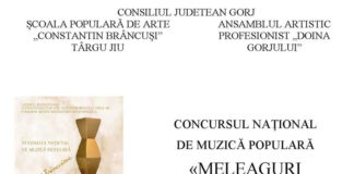 O nouă ediție a Festivalului ,,Meleaguri Brâncușiene”