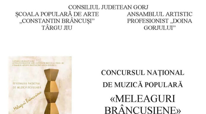O nouă ediție a Festivalului ,,Meleaguri Brâncușiene”
