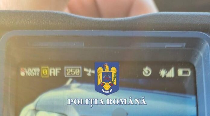 Prins de radar cu 161 km/oră