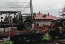 Sute de vehicule militare tranzitează orașul Târgu Jiu. Șeful Comisiei pentru apărare din Camera Deputaților explică