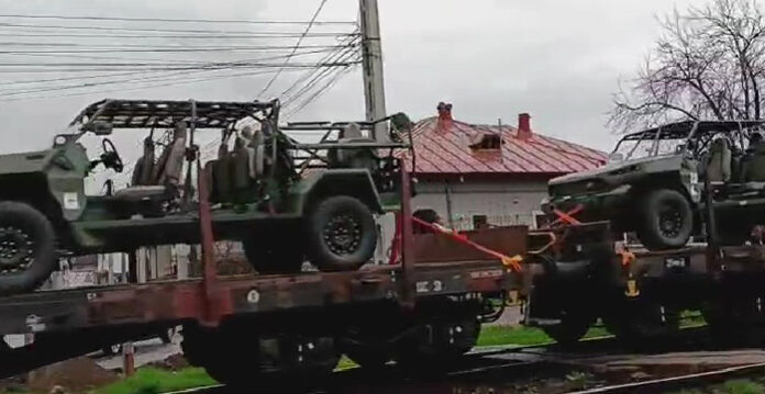 Sute de vehicule militare tranzitează orașul Târgu Jiu. Șeful Comisiei pentru apărare din Camera Deputaților explică