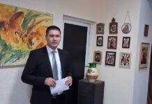 Conferința de presă din luna aprilie a managerului Ionuț Viorel Bordeiași
