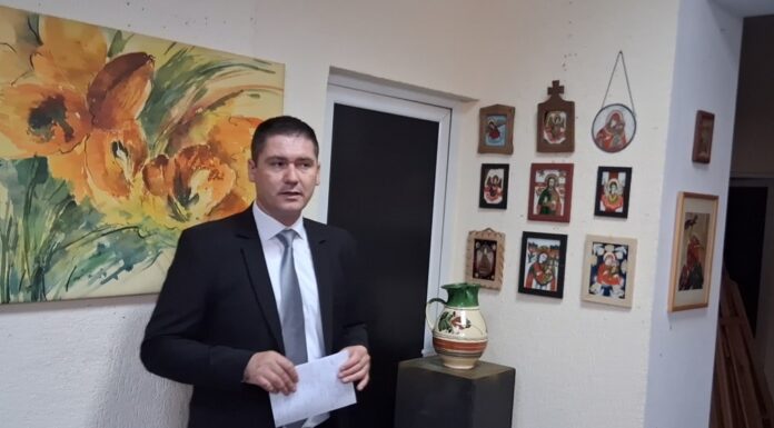 Conferința de presă din luna aprilie a managerului Ionuț Viorel Bordeiași