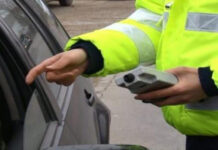 Șofer din Dănești, cu alcoolemie record, prins pe strada Școlii