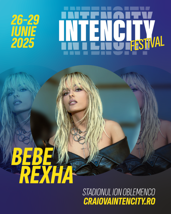 Bebe Rexha, cap de afiș la Festivalul IntenCity din Craiova