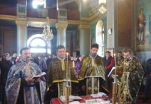 Slujba Tainei Sfântului Maslu, la Biserica de Parohie din satul Budieni, comuna Scoarţa – ,,Îi mulţumim Bunului Dumnezeu că ne-a îngăduit ca să ne rugăm în această zi pentru vindecarea sufletelor şi a trupurilor noastre, prin Taina Sfântului Maslu”!