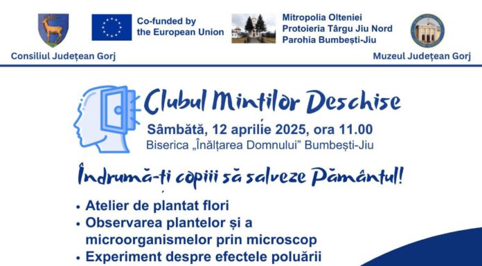 Ateliere interactive și educație verde în cadrul proiectului „Clubul Minților Deschise”