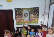 Preșcolarii de la Grădinița „Vis de Copil” Târgu Jiu, mesageri ai bucuriei pentru „Gorjeanul”