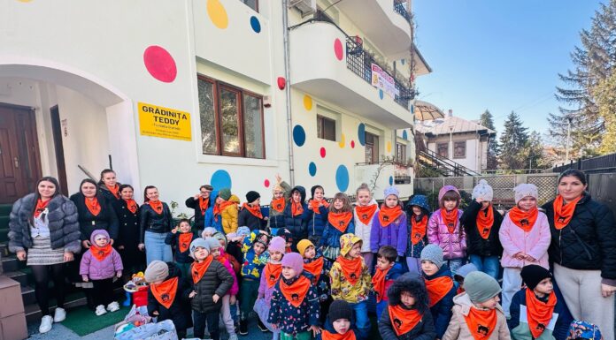 Bucuria copilăriei, transmisă de prichindeii de la „Teddy” către „Gorjeanul”