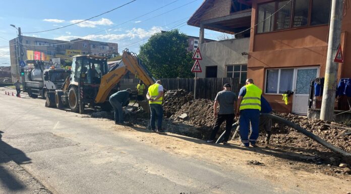 Târgu Jiu: Avarie la conducta de canalizare în zona 9 Mai