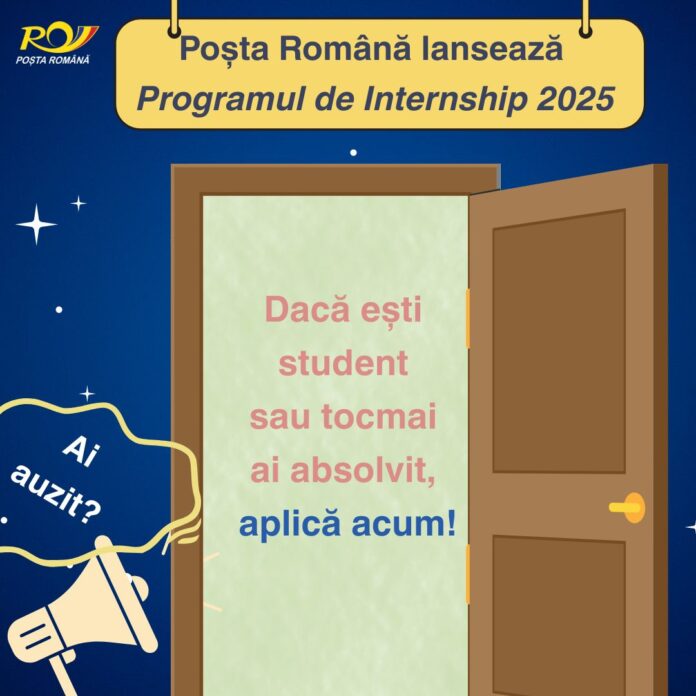Poșta Română începe a treia ediție a Programului de Internship