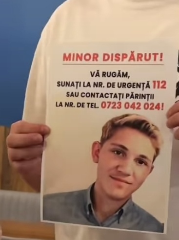 Poliția face precizări de ultim moment despre elevul dispărut din Bălești