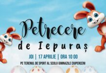 Ciuperceni: Prima petrecere tematică de Paște pentru copiii din comună